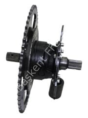 TAM BAĞIMSIZ ZİNCİR TAHRİKLİ DİFERANSİYEL(ZİNCİR DİŞLİ VE FREN DİSKİ MONTAJLI)